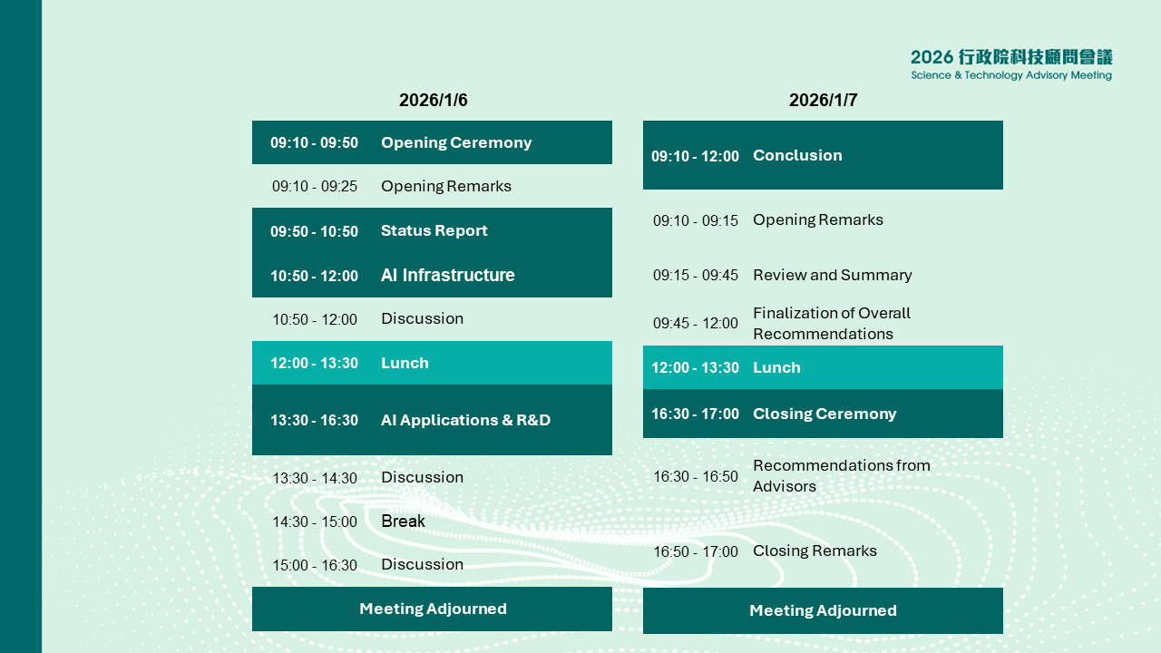 2026 Science & Technology Advisory Meeting